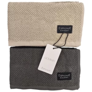 JUEGO 2 REPASADORES GOURMET CUADROS