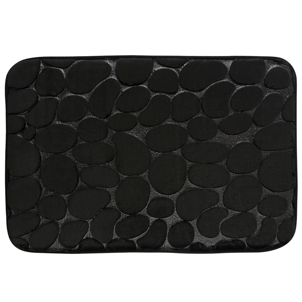 ALFOMBRA MEMORY FOAM PIEDRA NEGRO